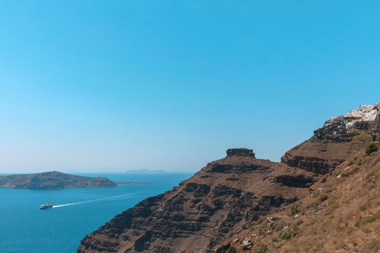 180° Caldera By Stylish Stays Firostefani Bagian luar foto