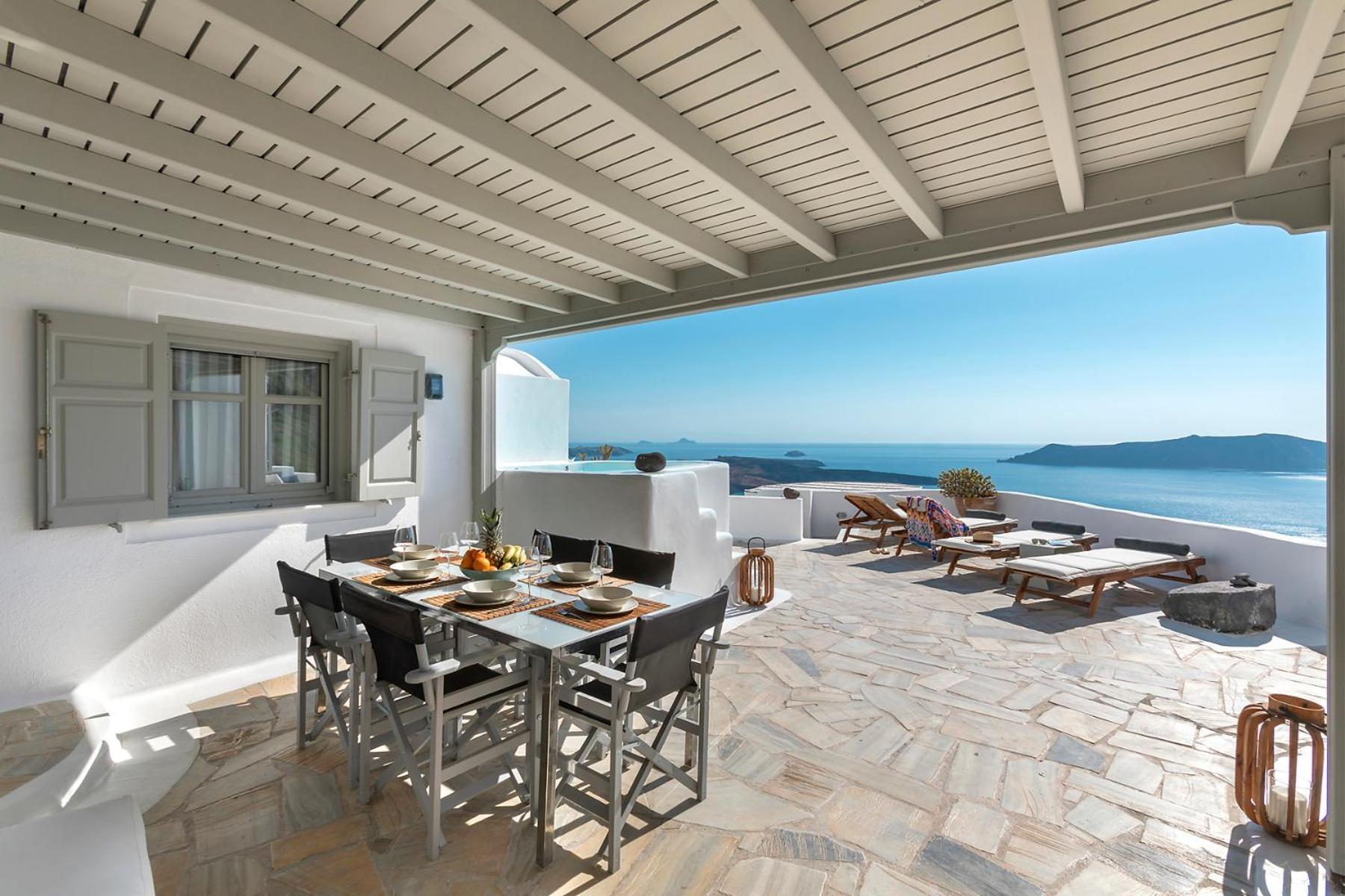 180° Caldera By Stylish Stays Firostefani Bagian luar foto